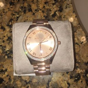 Rose gold Michael Kors watch